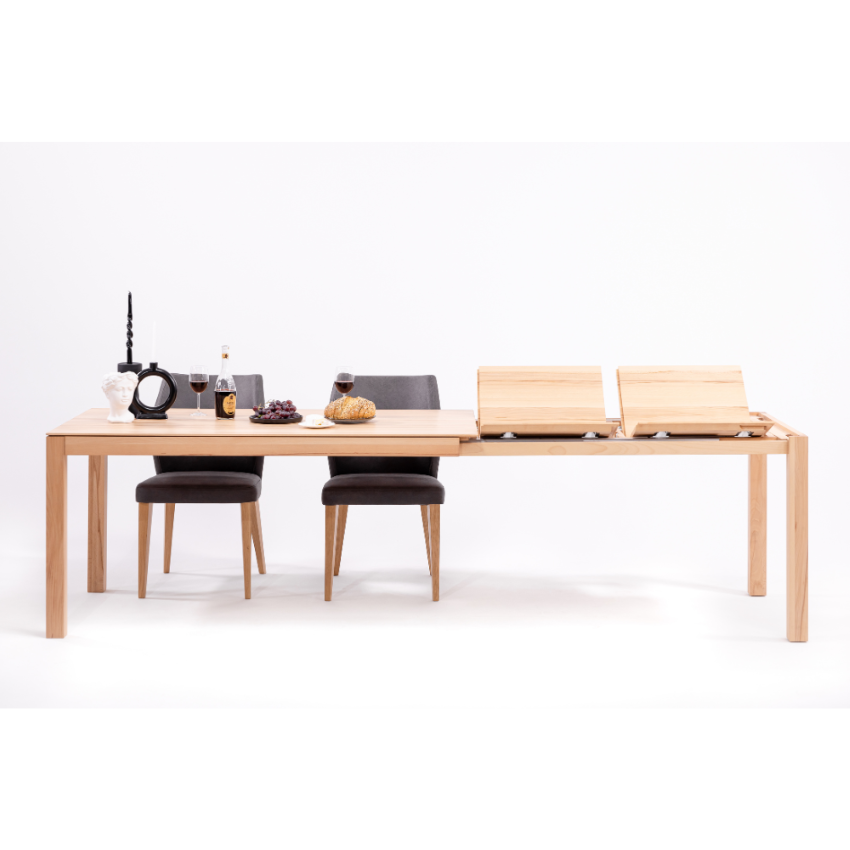 Mesa de comedor extensible madera maciza VERDI | KARPIS