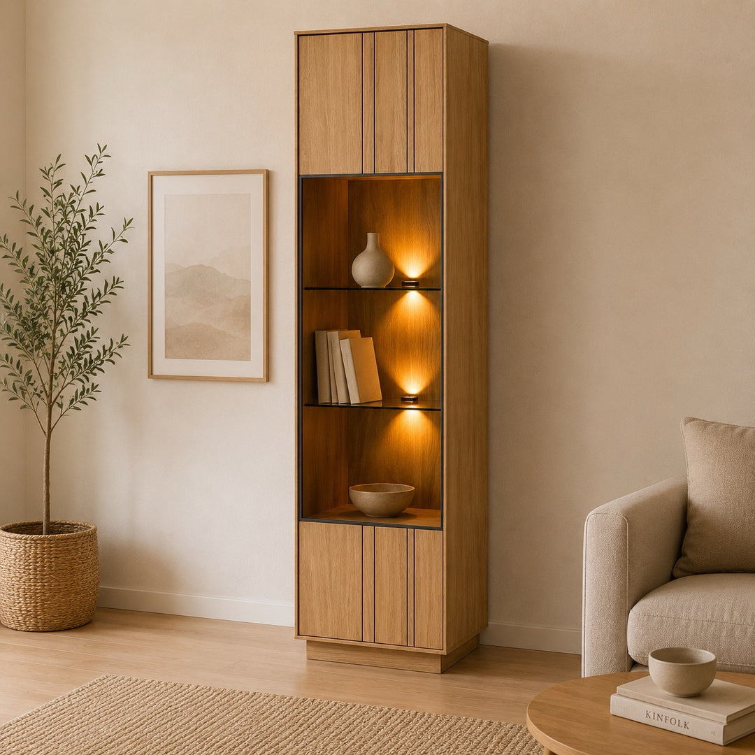 Vitrina de madera roble JOIN 10 | LoftStory