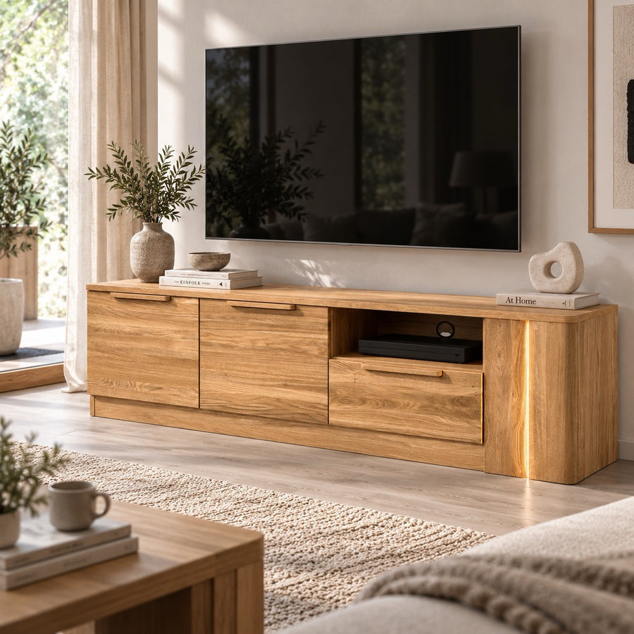 TV-Möbel aus Eichenholz LONDRES 25 | LoftStory