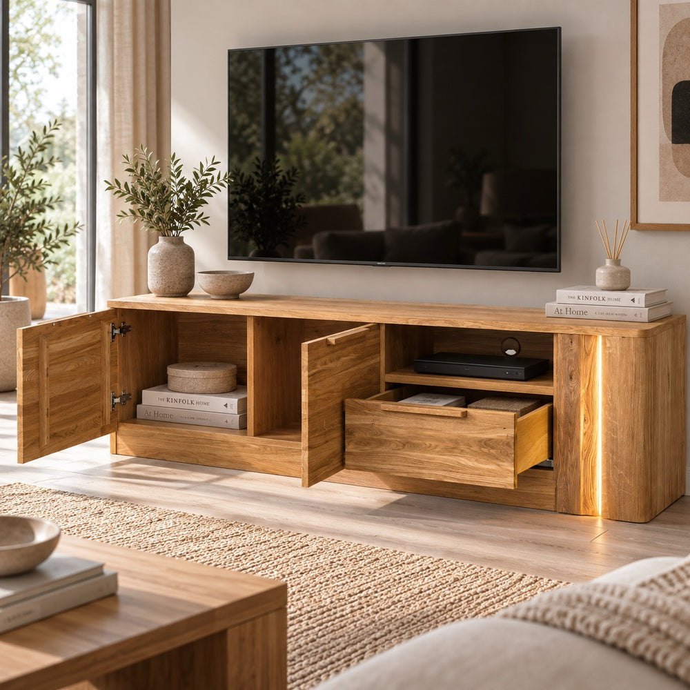 TV-Möbel aus Eichenholz LONDRES 25 | LoftStory