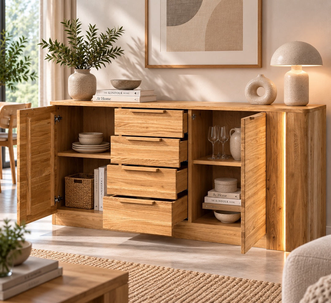 Cómoda de madera roble LONDRES 46| LoftStory
