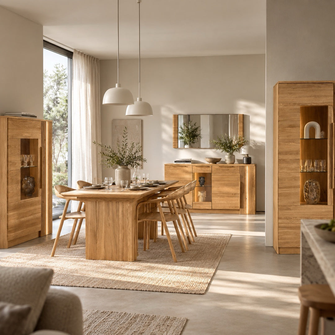 Vitrina de madera roble LONDRES 15 | LoftStory
