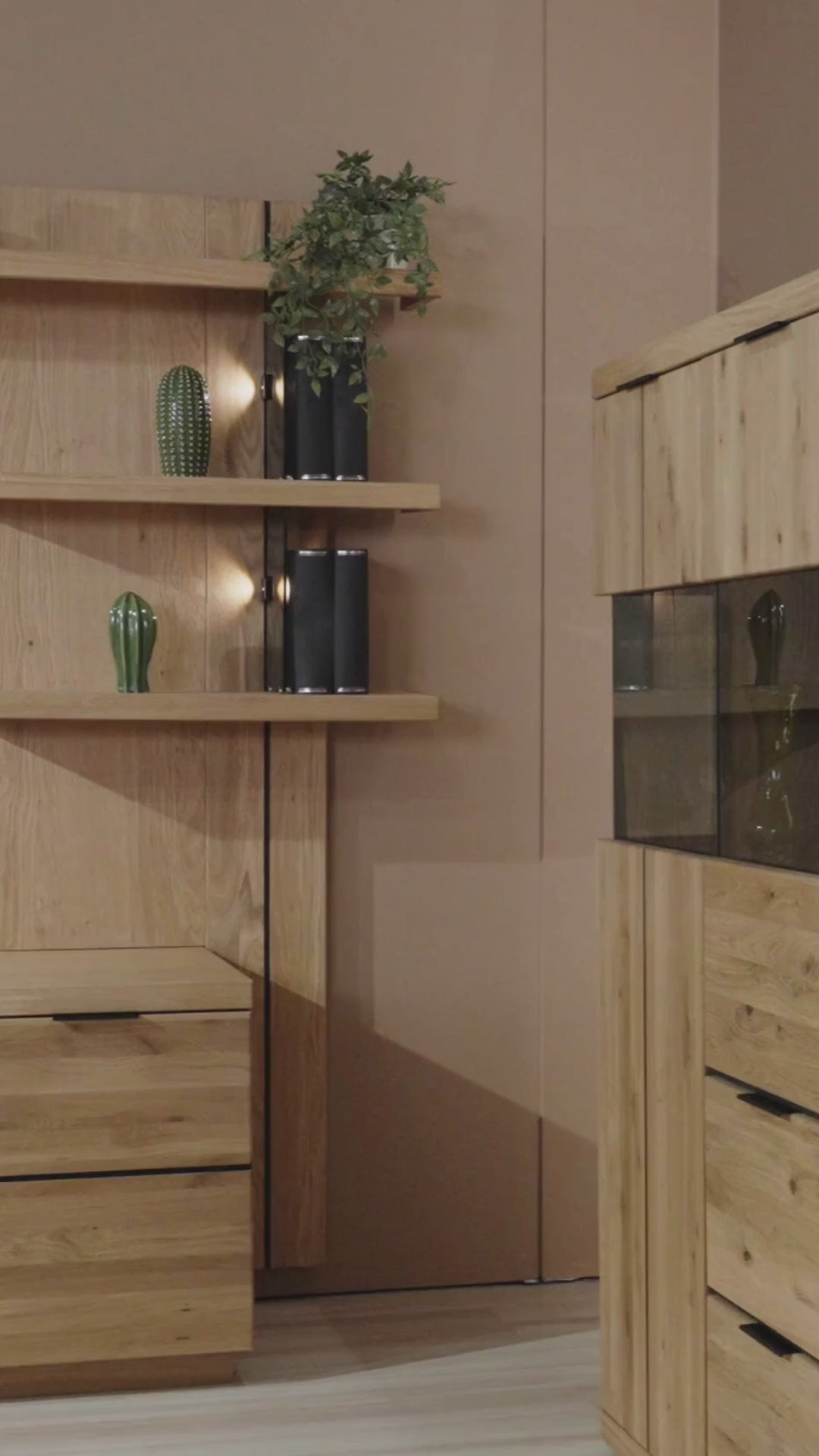 Mesa de centro de roble NAPOLI 41, 115×42×65 cm | VESKOR