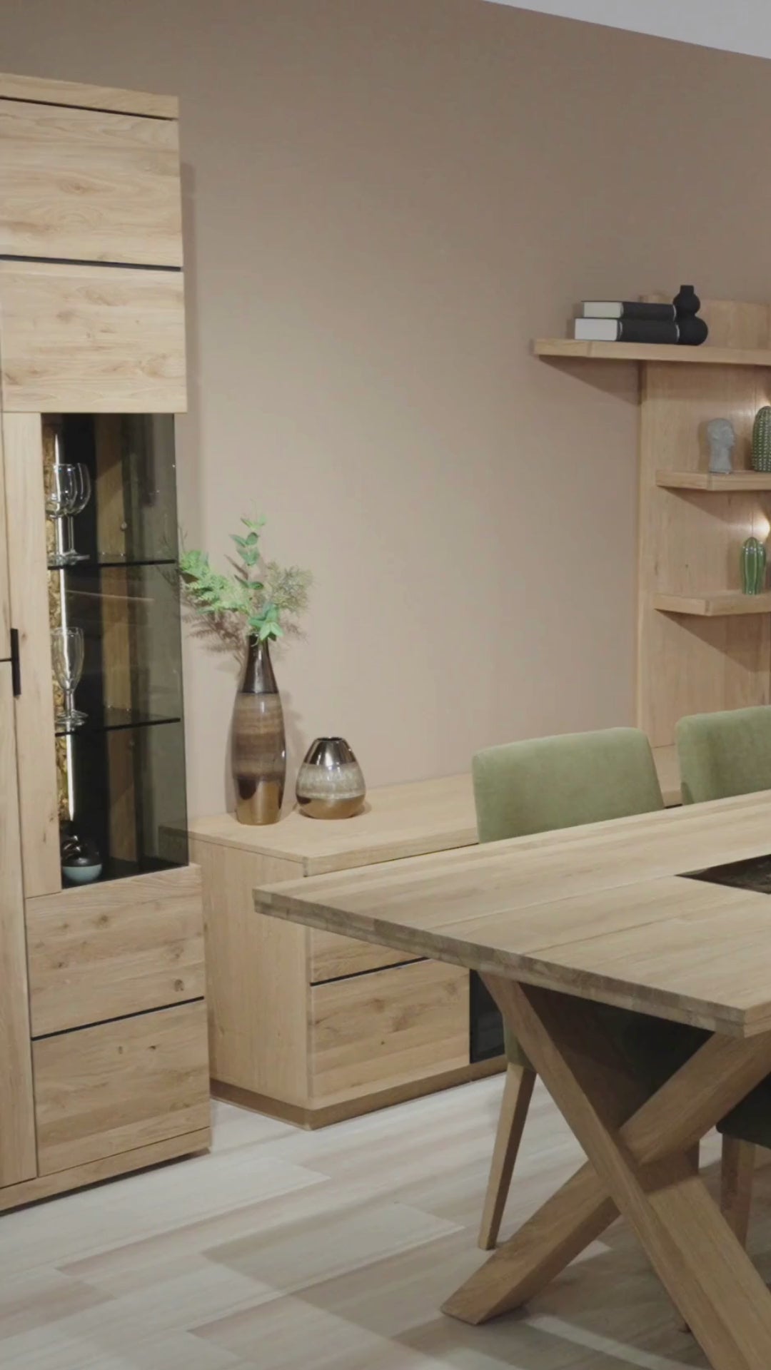 Mesa de centro de roble NAPOLI 41, 115×42×65 cm | VESKOR