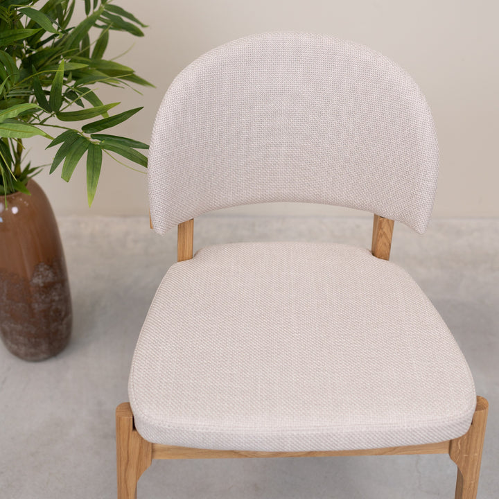 Pack de 2 o 4 Sillas de Madera Maciza de Roble Astrid | VESKOR
