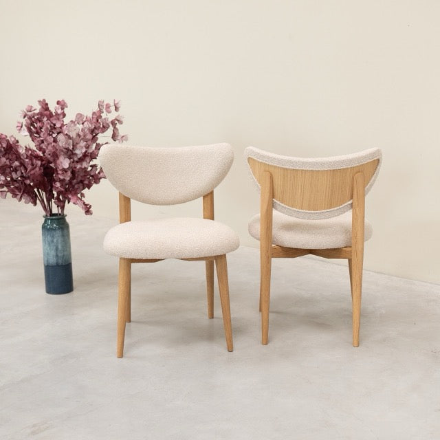 Pack de Sillas de madera maciza roble Nube | VESKOR