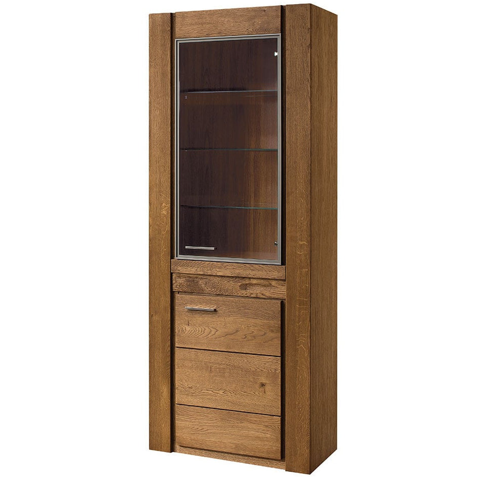 Vitrina madera de roble VELVET 11, 75x42x200 cm. | VESKOR
