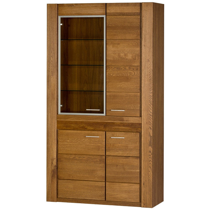 Vitrina madera de roble VELVET 12, 110x42x200 cm. | VESKOR