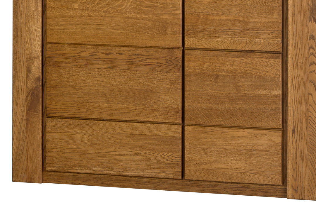 Vitrina madera de roble VELVET 12, 110x42x200 cm. | VESKOR