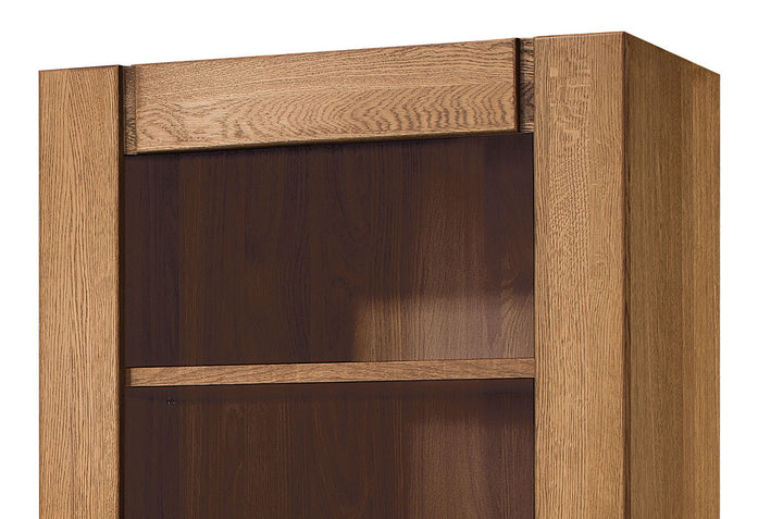 Estantería de madera de roble VELVET 17, 75x42x200 cm. | VESKOR