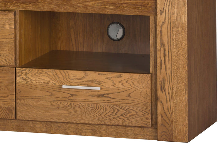 Mueble TV madera de roble VELVET 25, 161x42x58 cm. | VESKOR