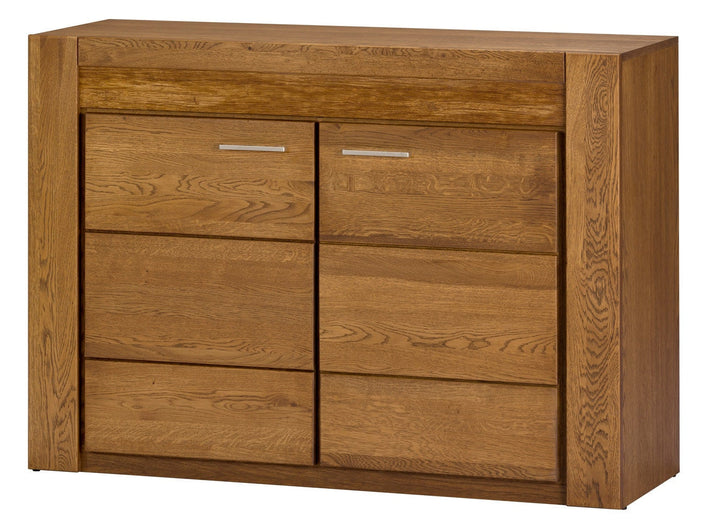 Cómoda madera de roble VELVET 44, 125x42x88 cm. | VESKOR