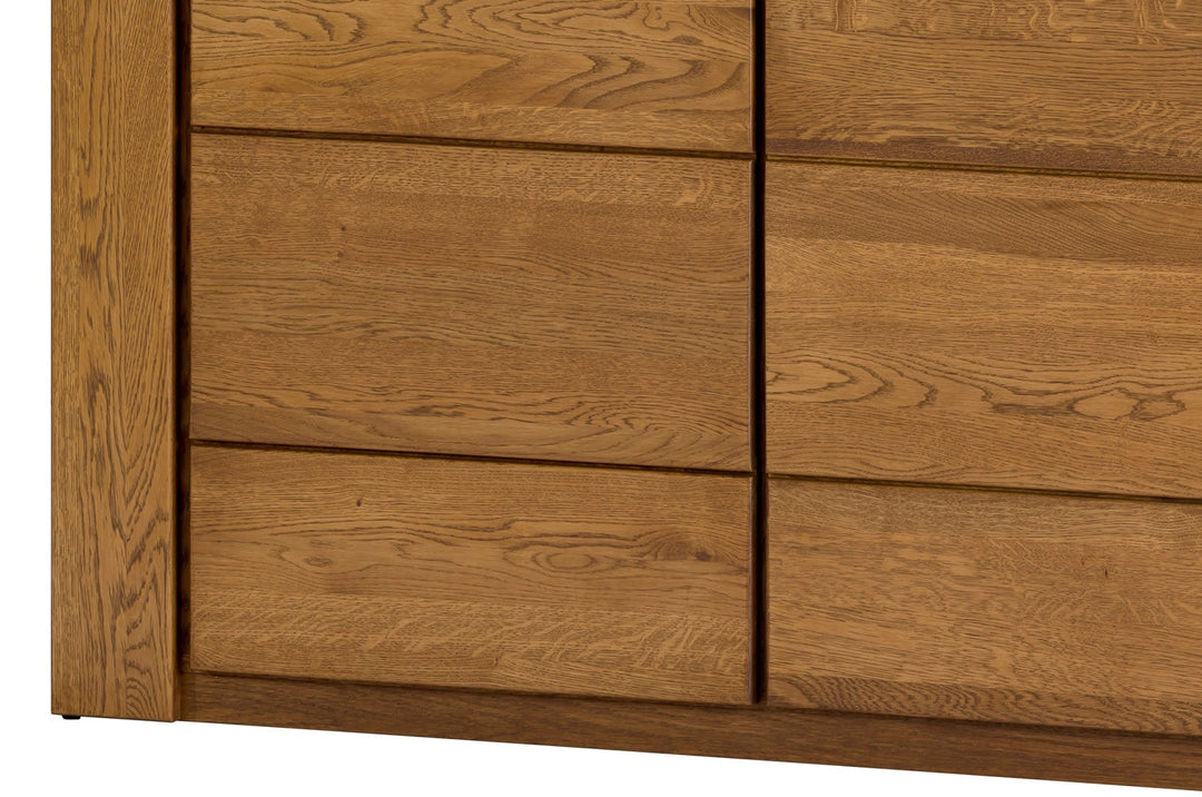 Cómoda madera de roble VELVET 44, 125x42x88 cm. | VESKOR