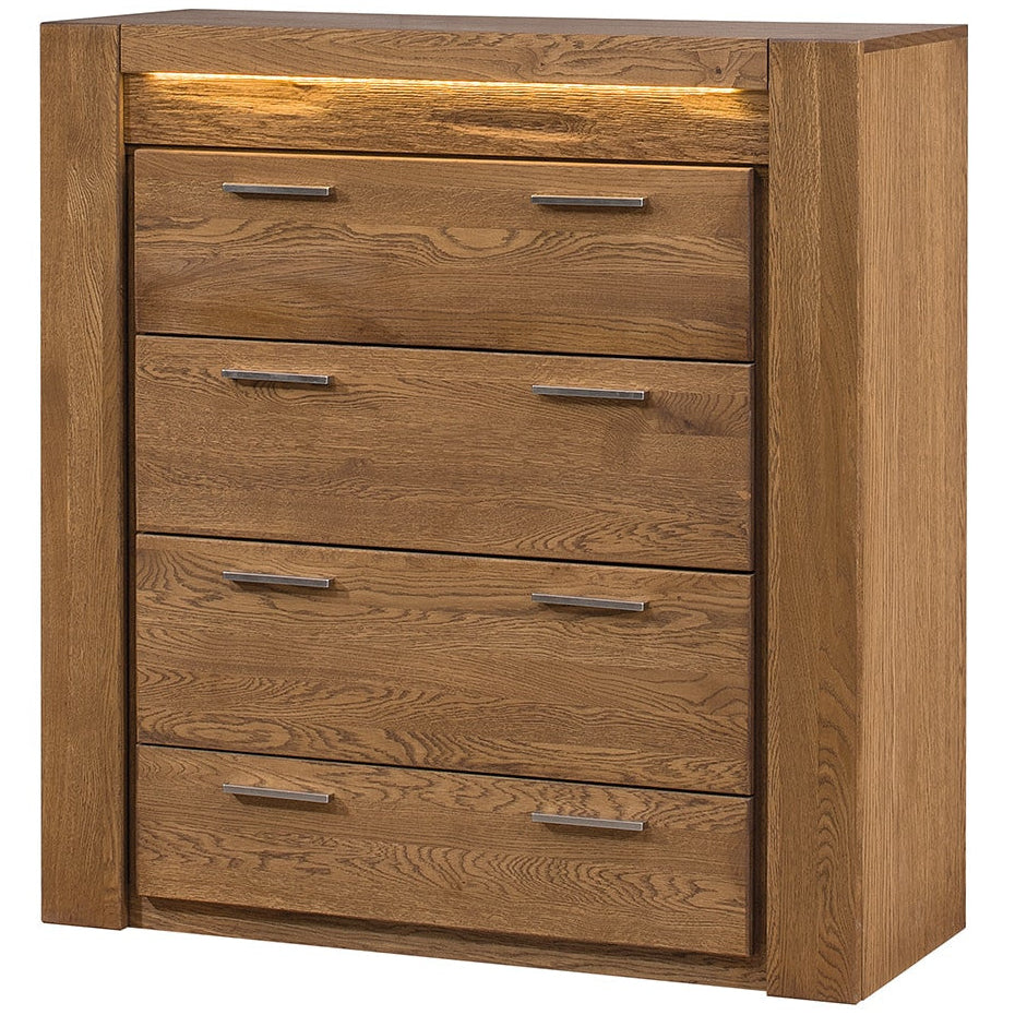 Cómoda madera de roble VELVET 75, 105x42x110 cm. | VESKOR