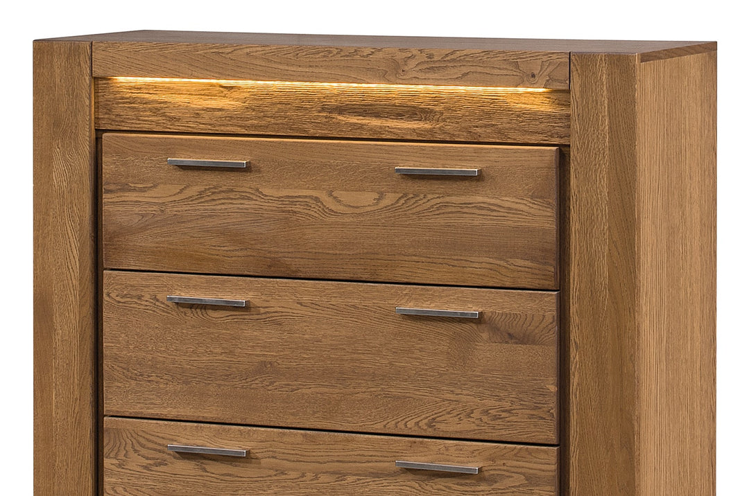 Cómoda madera de roble VELVET 75, 105x42x110 cm. | VESKOR