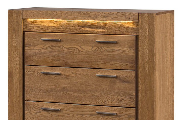 Cómoda madera de roble VELVET 75, 105x42x110 cm. | VESKOR