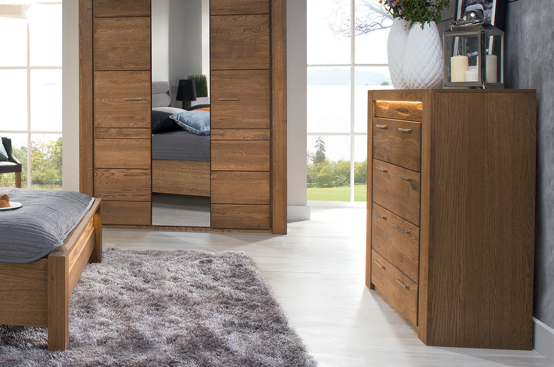 Cómoda madera de roble VELVET 75, 105x42x110 cm. | VESKOR