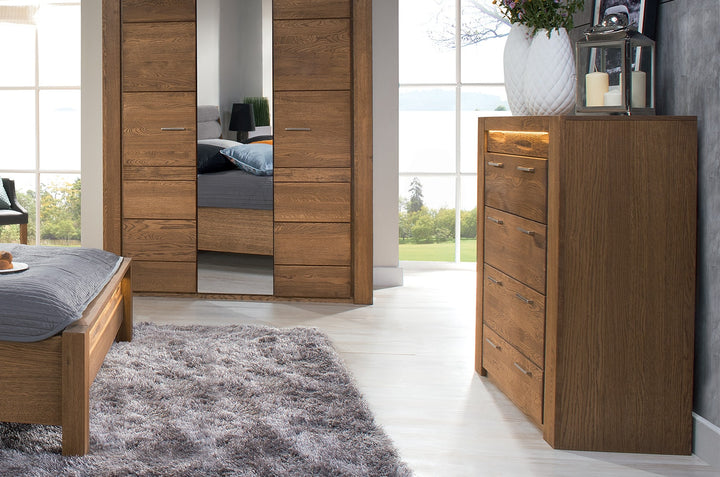 Cómoda madera de roble VELVET 75, 105x42x110 cm. | VESKOR