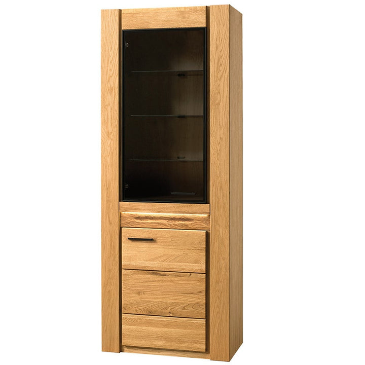 Vitrina madera de roble VELVET 11, 75x42x200 cm. | VESKOR