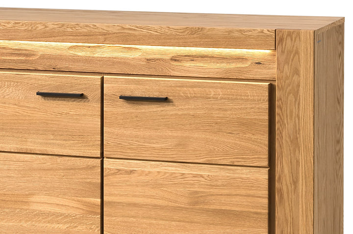 Cómoda madera de roble VELVET 44, 125x42x88 cm. | VESKOR