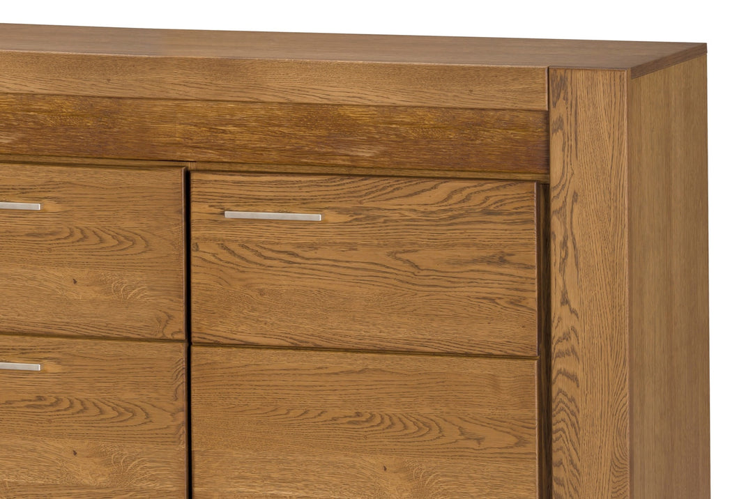 Cómoda madera de roble VELVET 47, 181x42x89 cm. | VESKOR