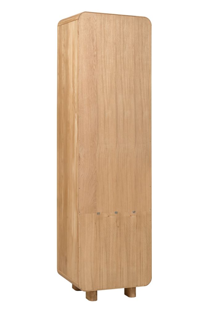 VESKOR Vitrina  Deo madera maciza roble mueble nórdico moderno
