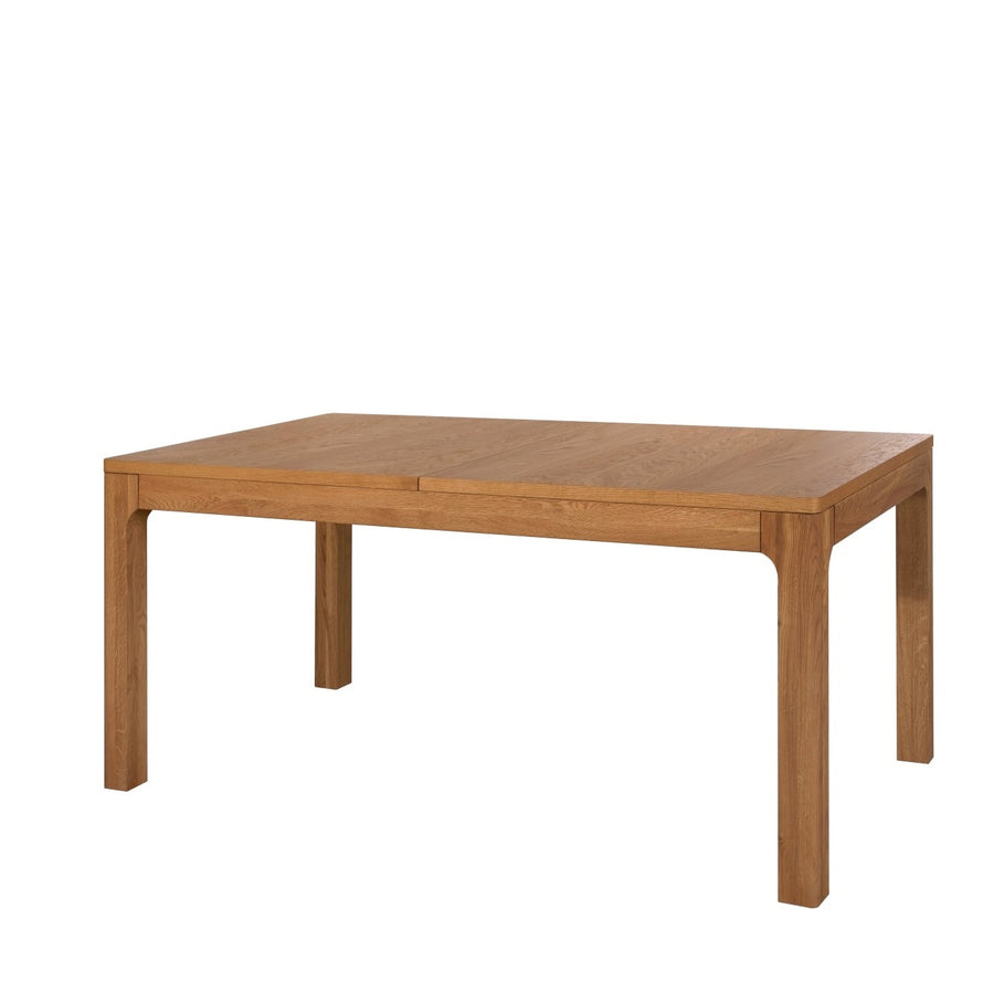 VESKOR Mesa extensible de comedor de madera maciza de roble de la colección Latina. Mueble nórdico con un diseño moderno