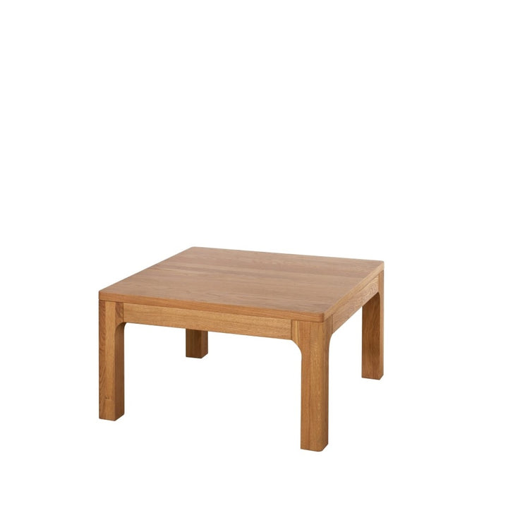VESKOR Mesa de centro de madera maciza de roble de la colección Latina Mueble nórdico con un diseño moderno