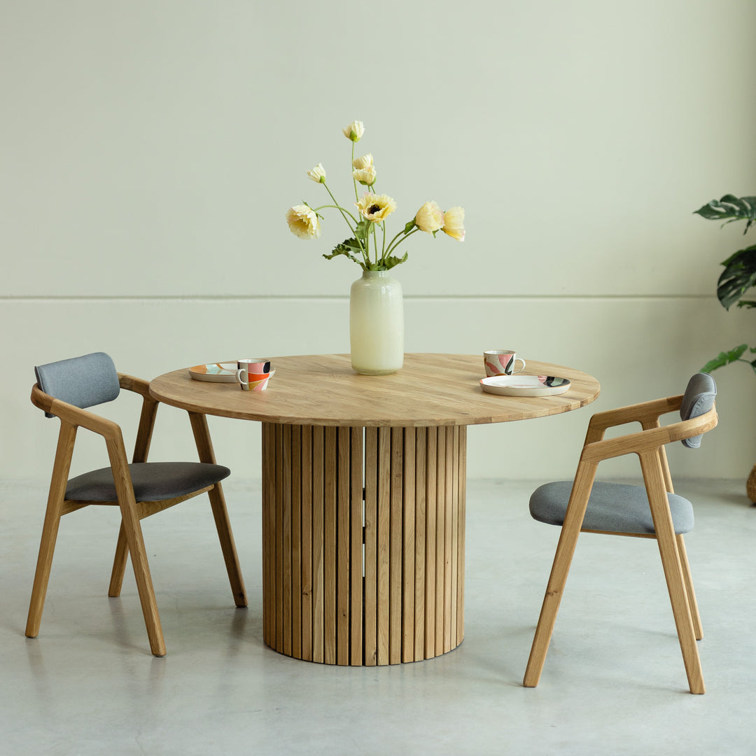VESKOR mesa de comedor Paloma madera maciza roble mueble nórdico moderno