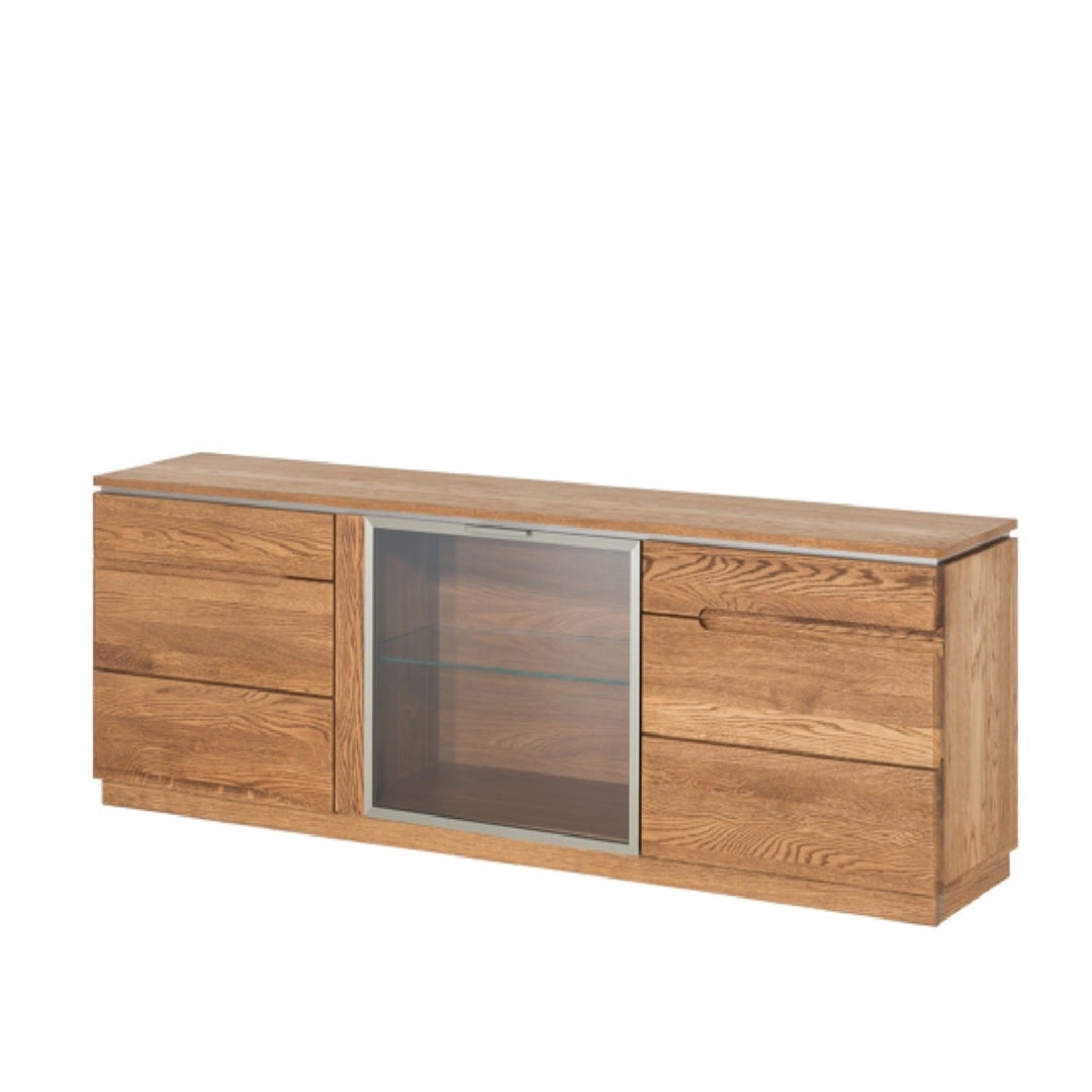 Conjunto 2 muebles. mesa de centro y mueble tv madera maciza natural