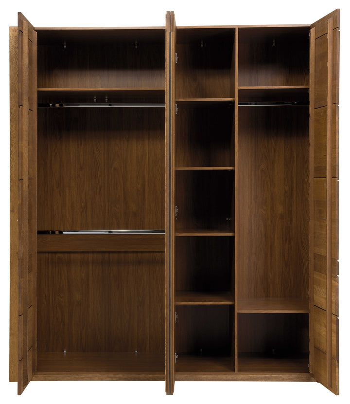 VESKOR Mueble armario de madera maciza de roble de la colección Velvet. Mueble nórdico con un diseño moderno 