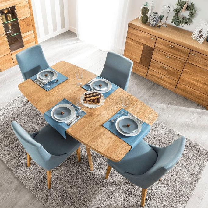 VESKOR Mobili per sala da pranzo in legno di quercia della collezione Velle Mobili nordici dal design moderno